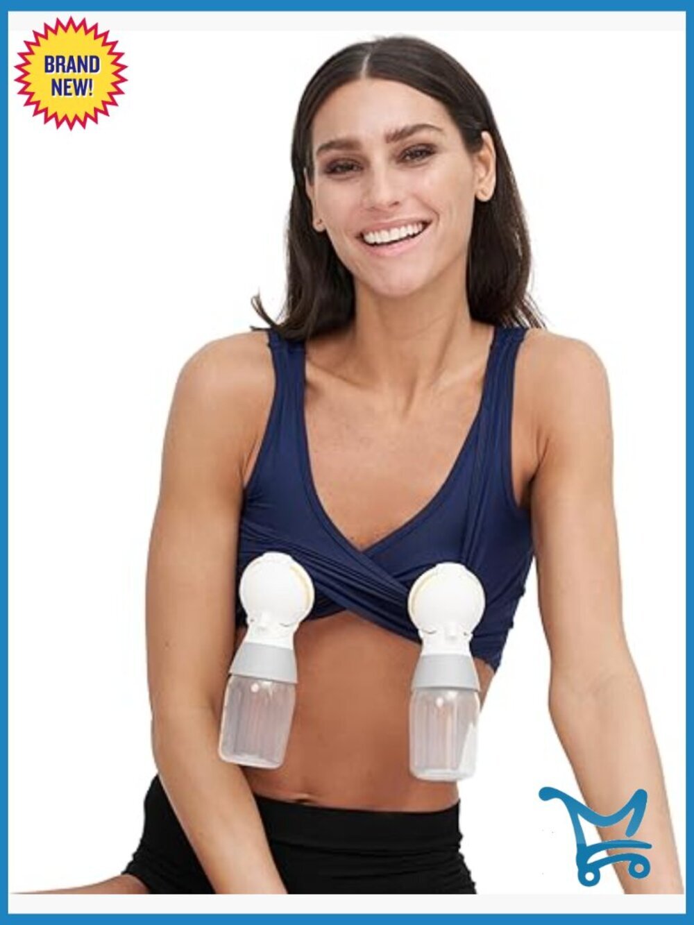 Hands Free Pumping Bra for Breastfeeding Maternity Nursing Bra